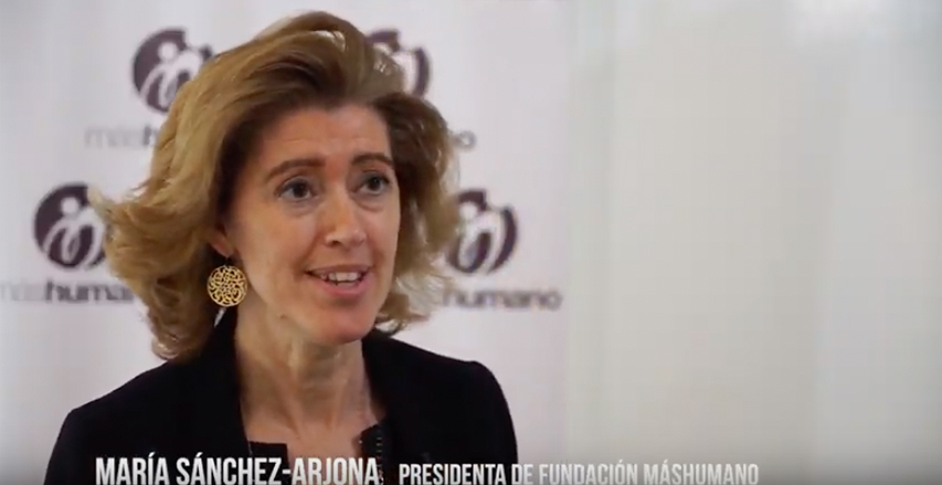 05/12/2018. María Sanchez Arjona, presidenta de la Fundación máshumano, habla de los Premios #Máshumano